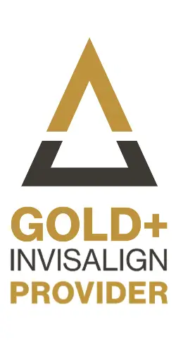 Gold plus Invisalign Provider logo